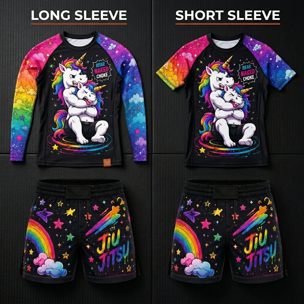 Unicorn choke — Rashguard + Shorts Set