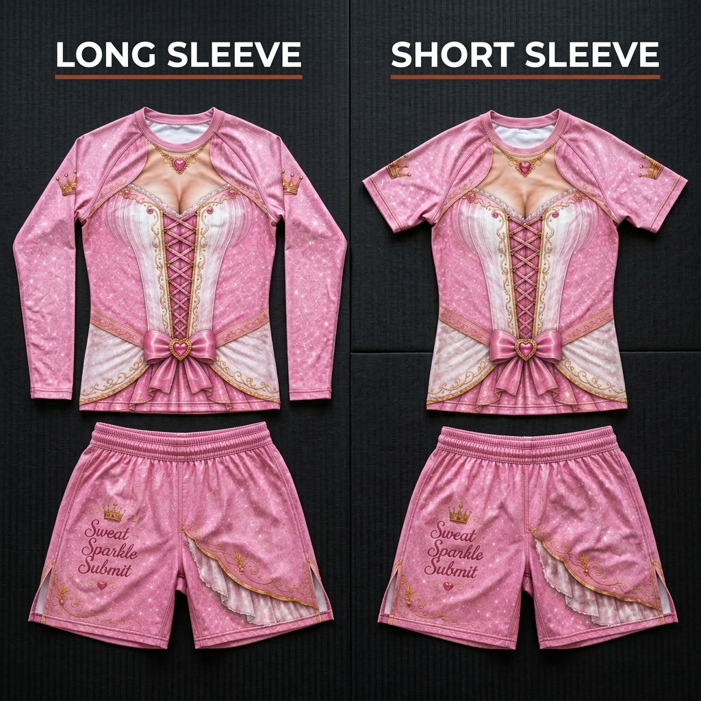 Sexy Princess— Rashguard + Shorts Set