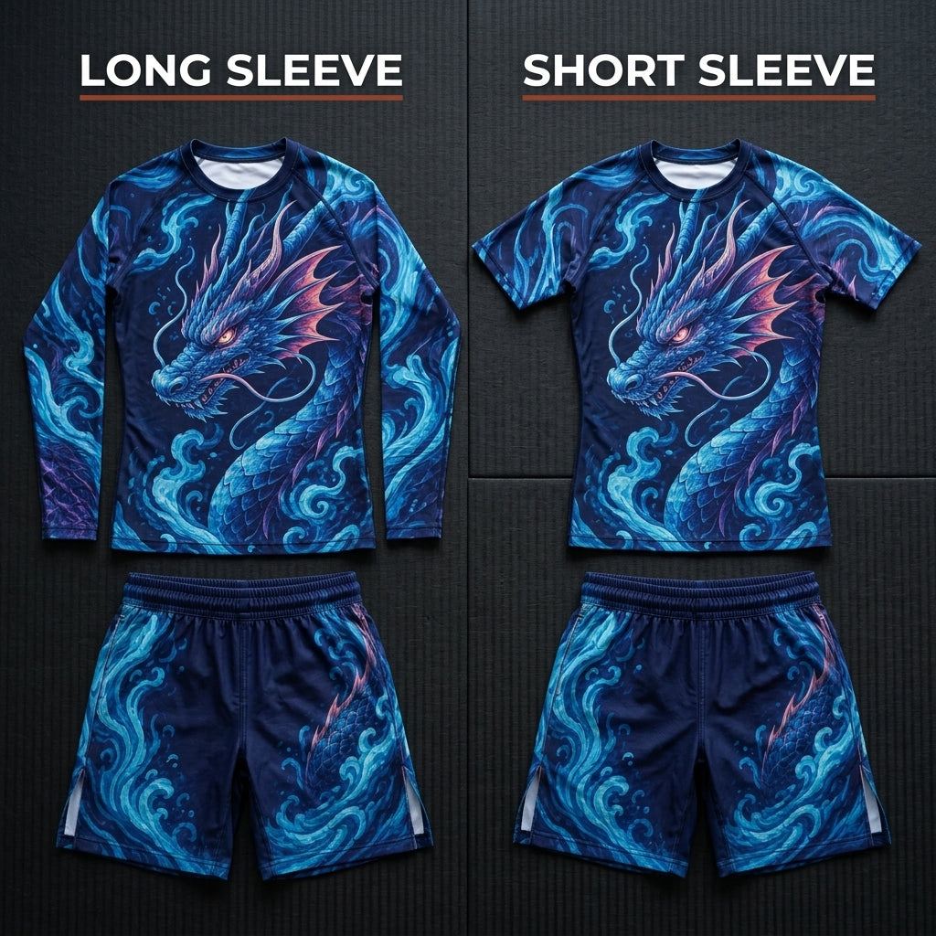 Blue Dragon Rashguard + Shorts Set