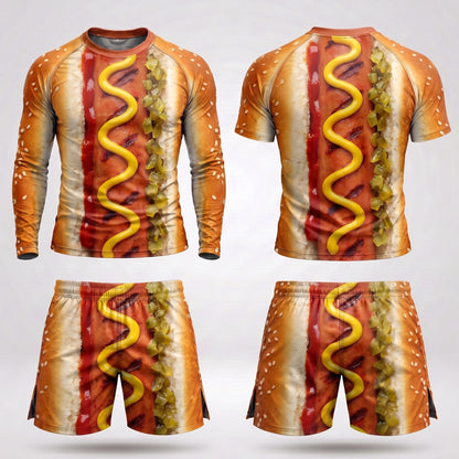 Hotdog Rashguard + Shorts Set