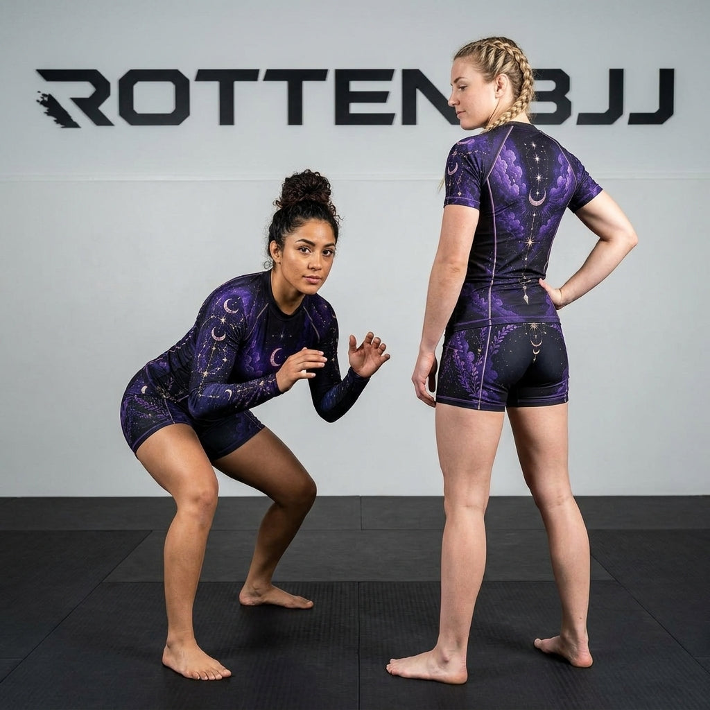 Purple Night — Rashguard + Shorts Set