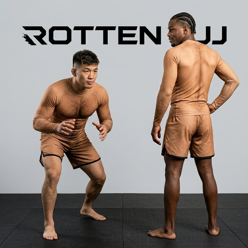 Naked— Rashguard + Shorts Set