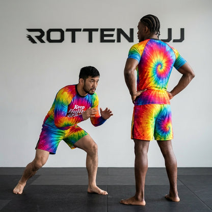 Keep jiujitsu gay — Rashguard + Shorts Set