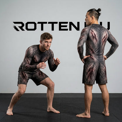 Injured Wolf Rashguard + Shorts Set