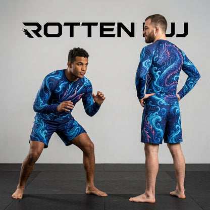 Blue Dragon Rashguard + Shorts Set