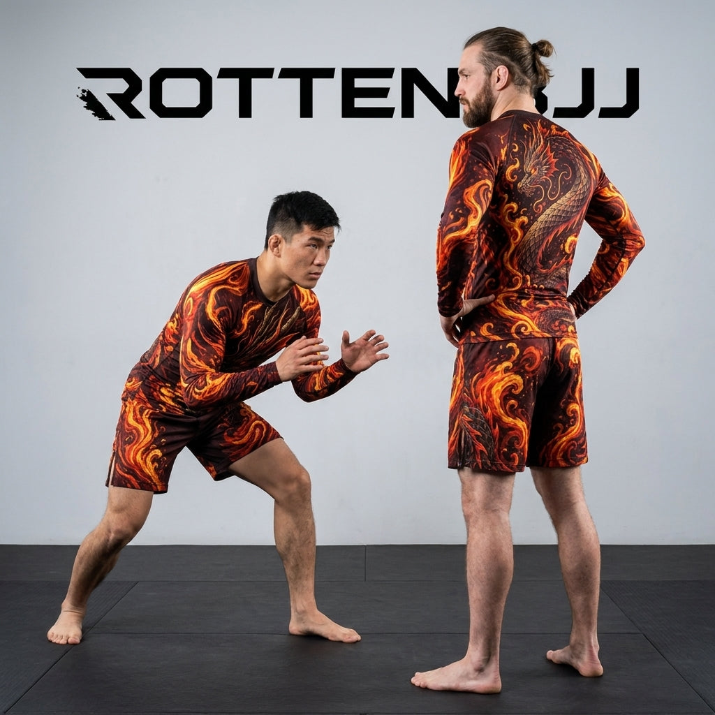 Fire Dragon Rashguard + Shorts Set