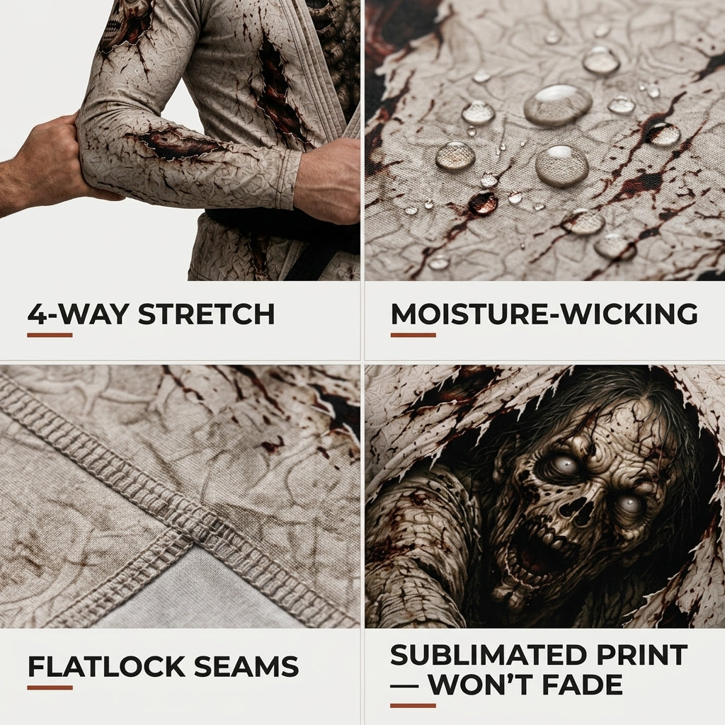 Zombie Gi  — Rashguard + Shorts Set