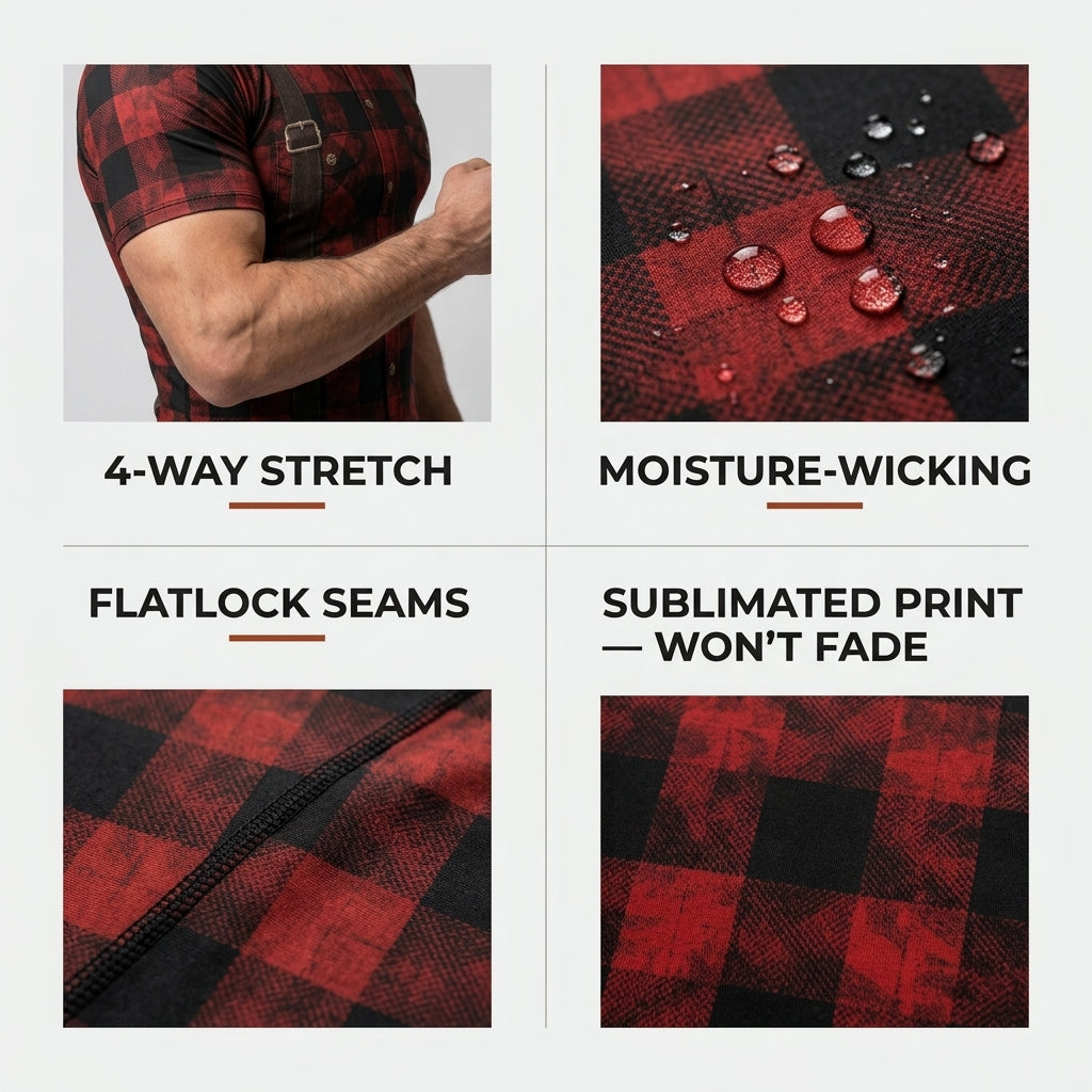 lumber jack — Rashguard + Shorts Set