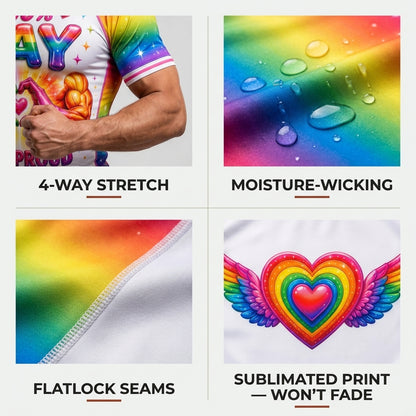 100% Gay — Rashguard + Shorts Set