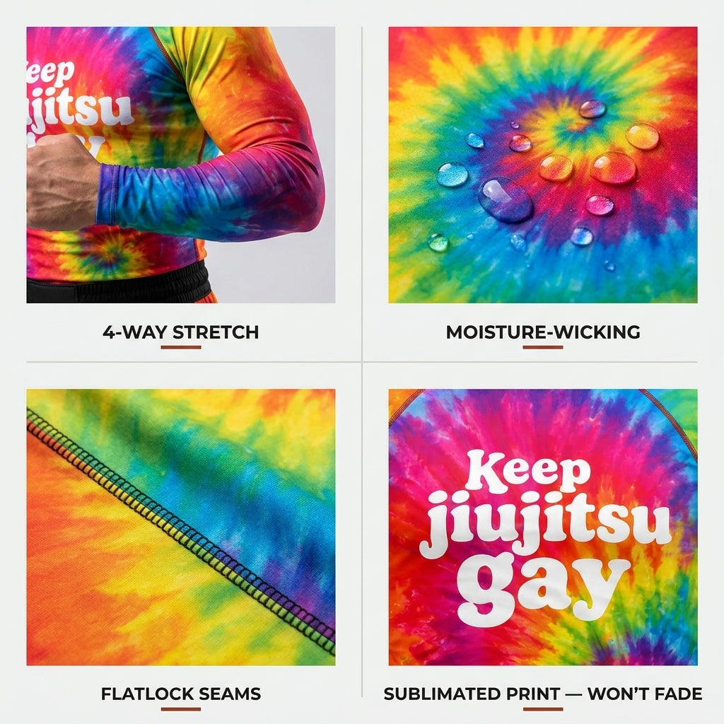 Keep jiujitsu gay — Rashguard + Shorts Set