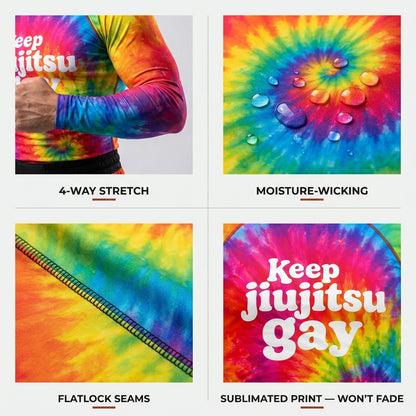 Keep jiujitsu gay — Rashguard + Shorts Set