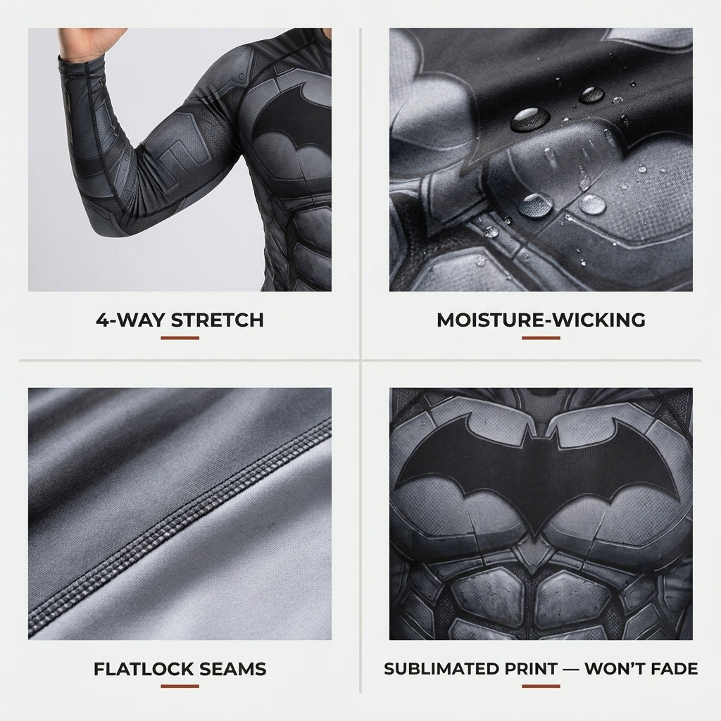 Batman — Rashguard + Shorts Set