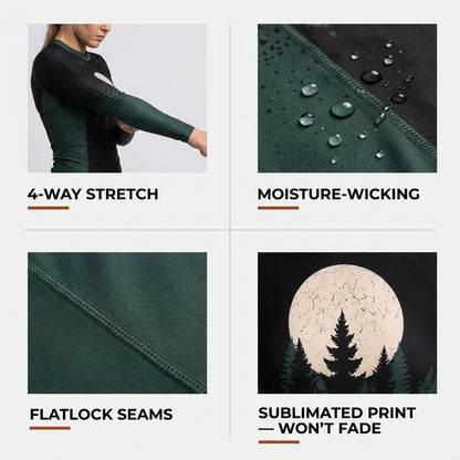 Moon Forest — Rashguard + Shorts Set