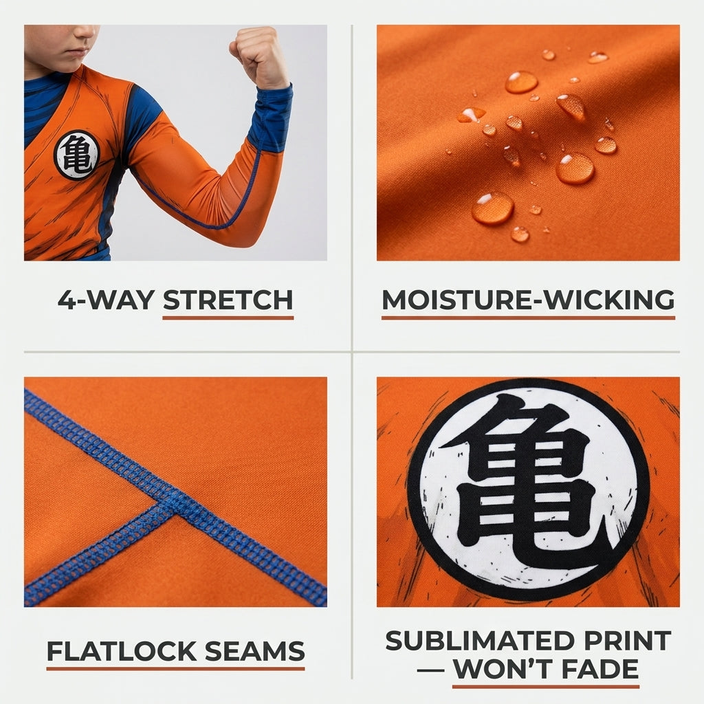 Goku (kids)— Rashguard + Shorts Set