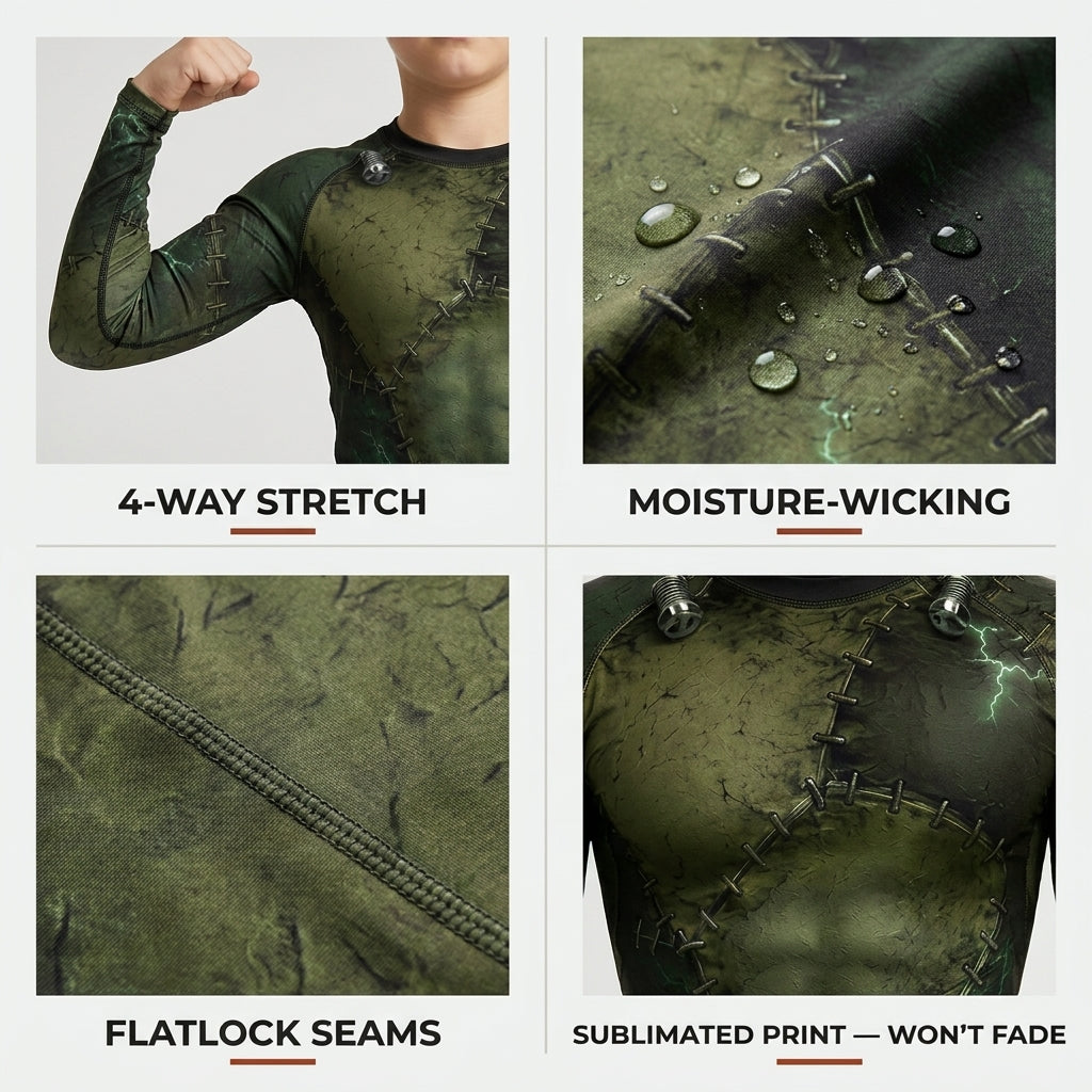 Frankenstein (kids)— Rashguard + Shorts Set