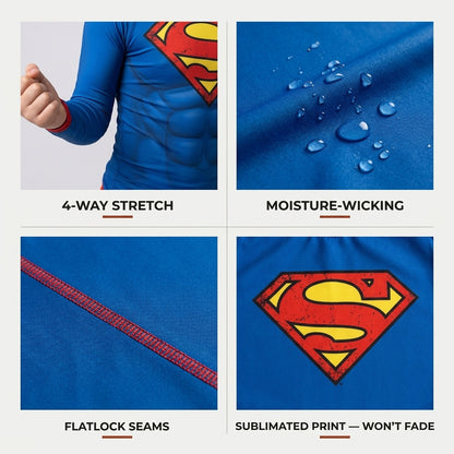 Super Man (kids)— Rashguard + Shorts Set