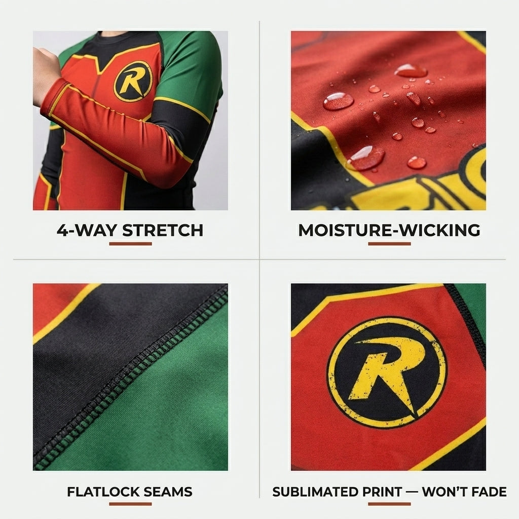 Robin (kids)— Rashguard + Shorts Set