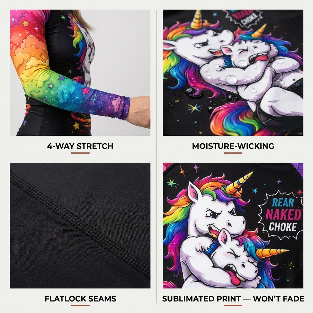 Unicorn Choke — Rashguard + Shorts Set