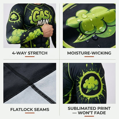 Gas Man — Rashguard + Shorts Set