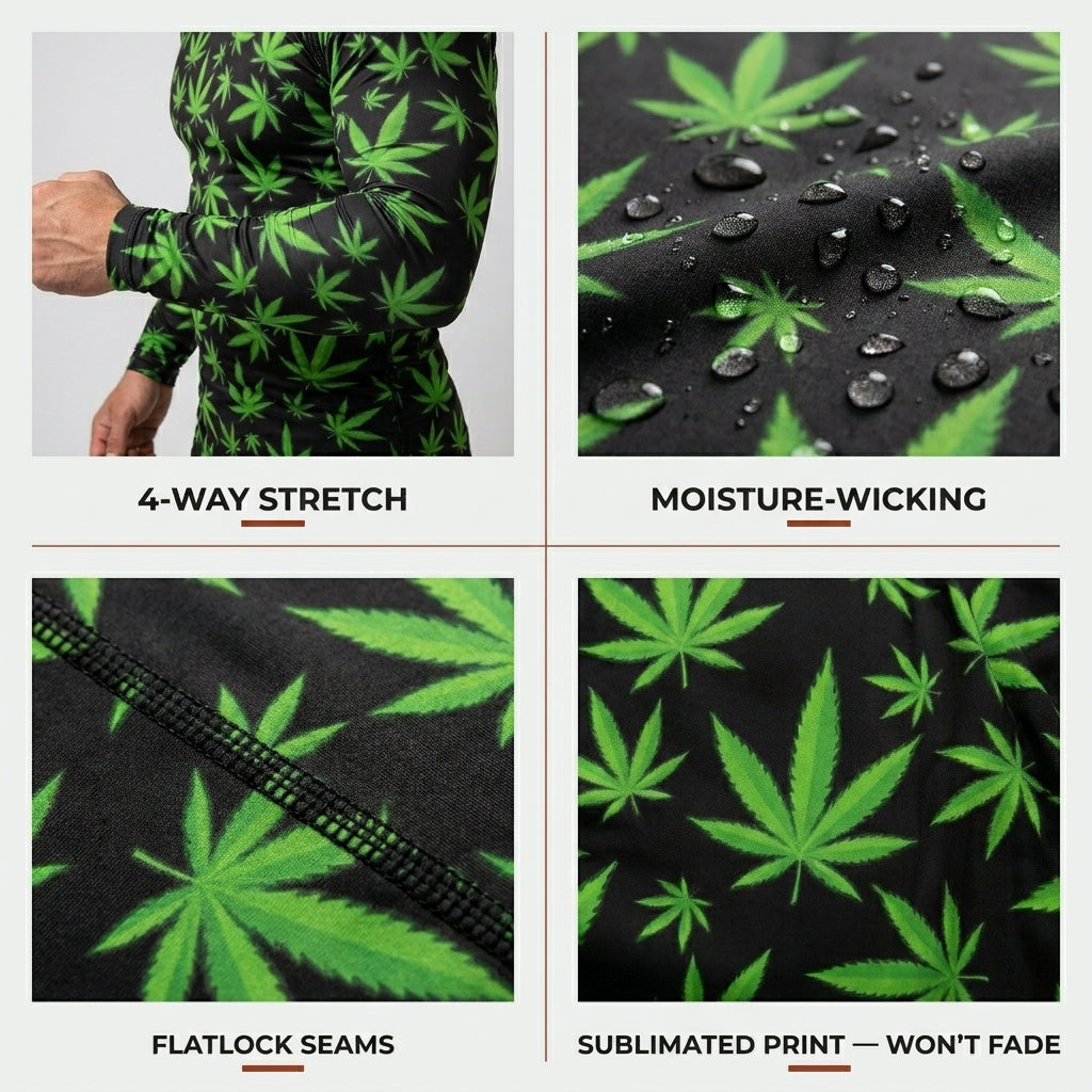 Weed — Rashguard + Shorts Set