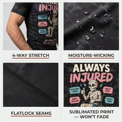 Always Injured — Rashguard + Shorts Set