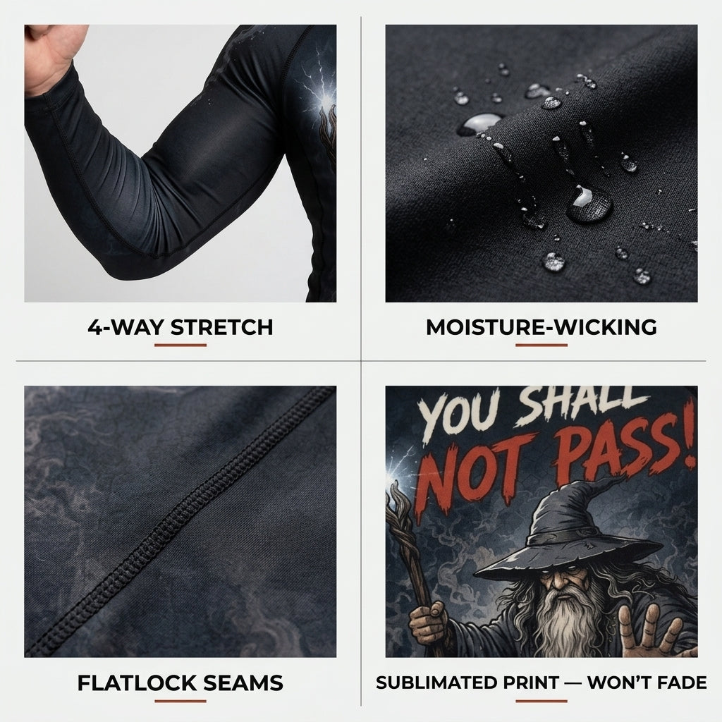 You Shall Not Pass — Rashguard + Shorts Set