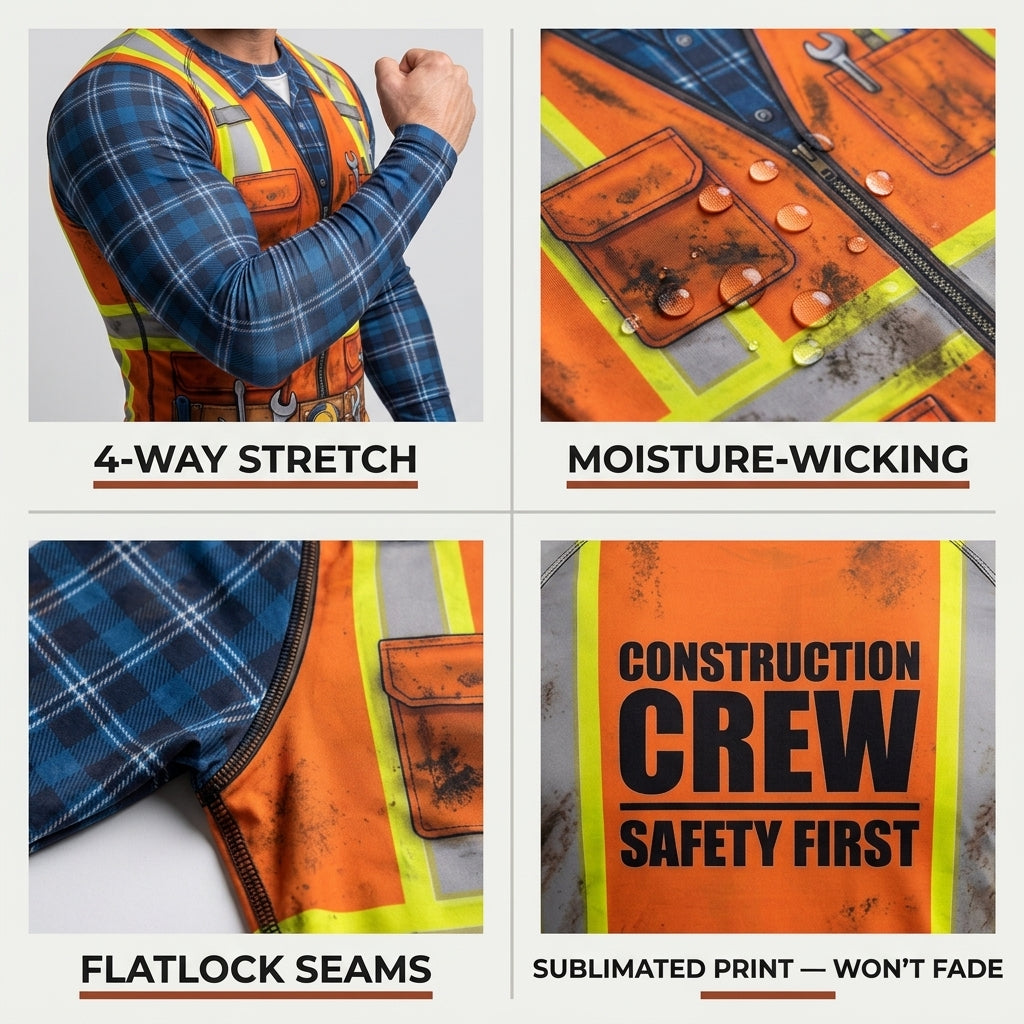 Construction— Rashguard + Shorts Set