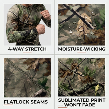 Tree Camo Rashguard + Shorts Set