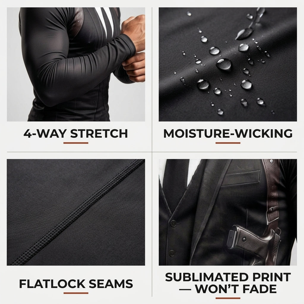 J. Wick— Rashguard + Shorts Set