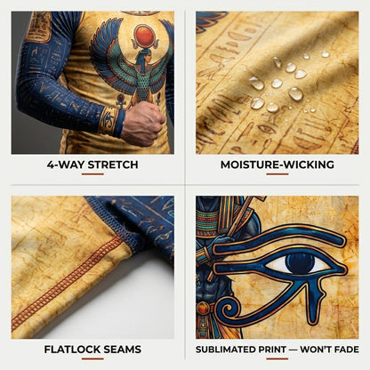 Egyptian Rashguard + Shorts Set