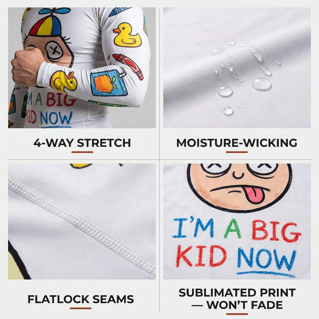 Mom's Mistake Rashguard + Shorts Set