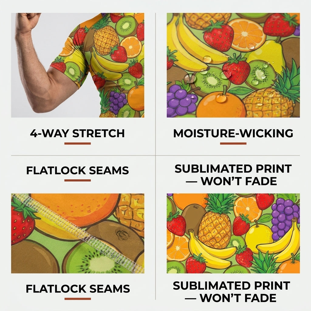 Fruit Salad Rashguard + Shorts Set