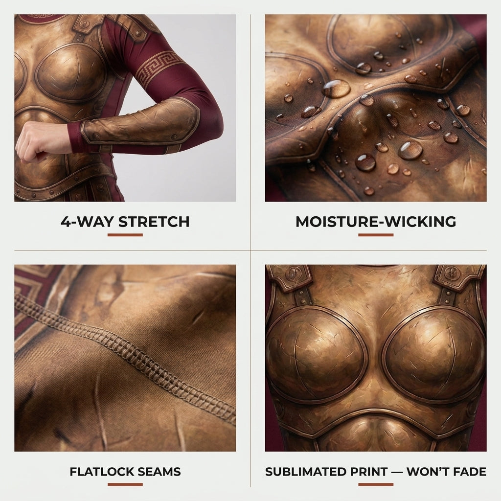 Gladiator (Women)— Rashguard + Shorts Set