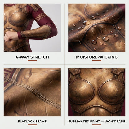 Gladiator (Women)— Rashguard + Shorts Set