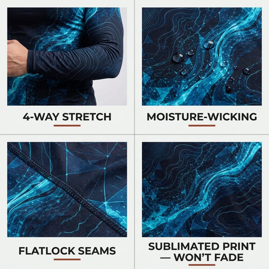 Crystal Rashguard + Shorts Set