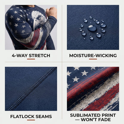 American Eagle Rashguard + Shorts Set