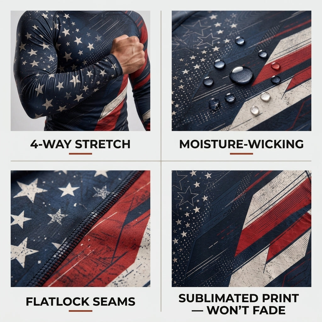 Patriot Rashguard + Shorts Set