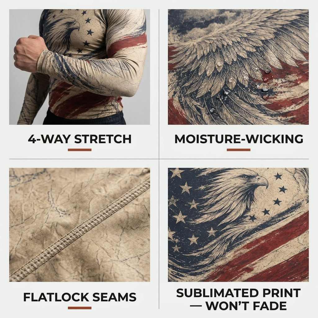 Freedom Rashguard + Shorts Set
