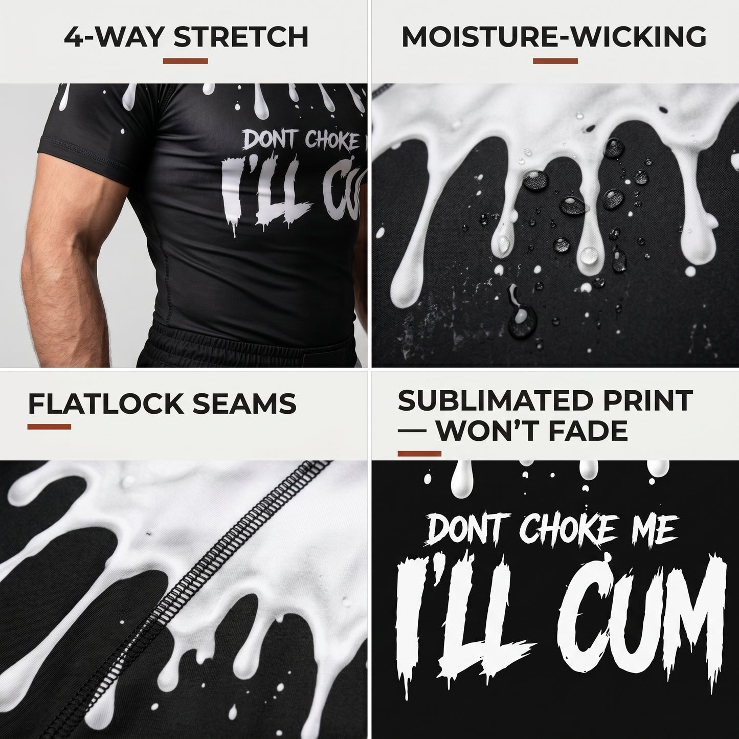 Don't Choke  — Rashguard + Shorts Set