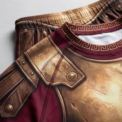 Greek Warrior — Rashguard + Shorts Set