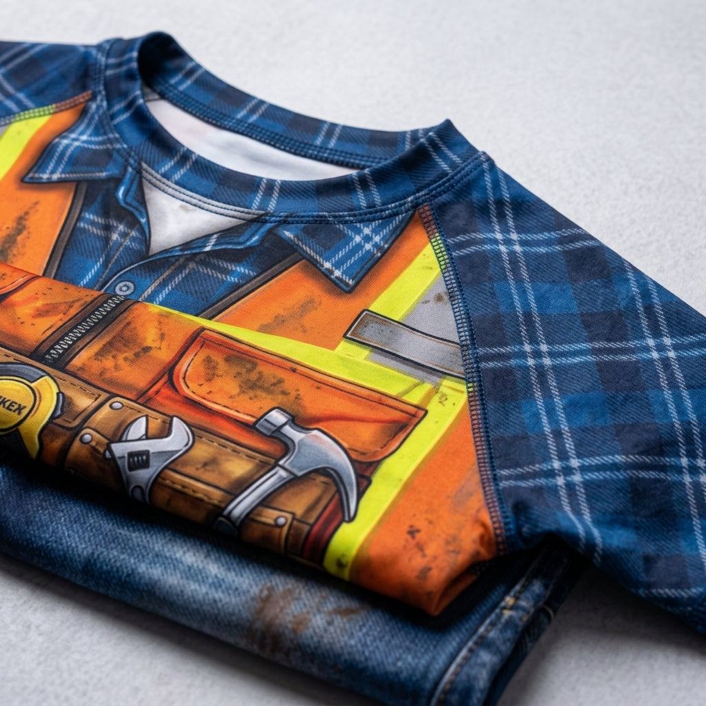 Construction— Rashguard + Shorts Set