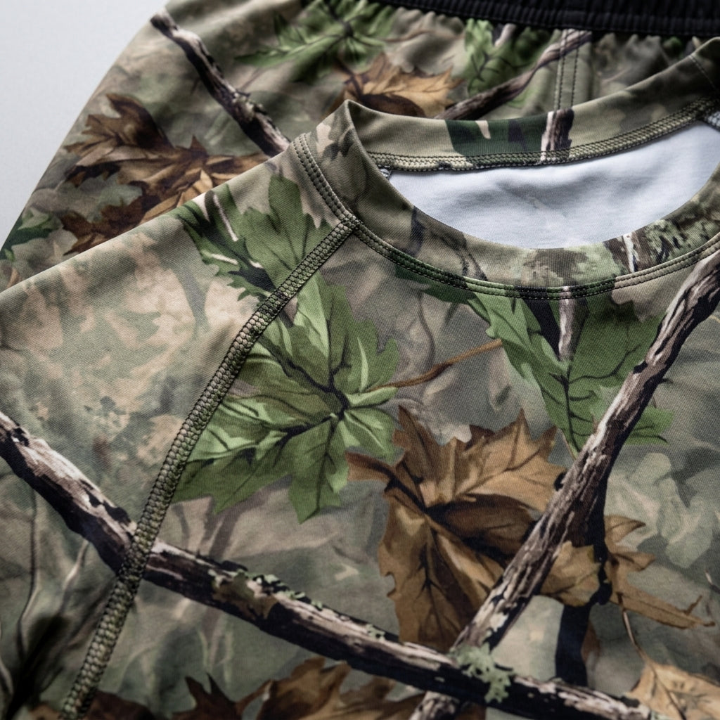 Tree Camo Rashguard + Shorts Set