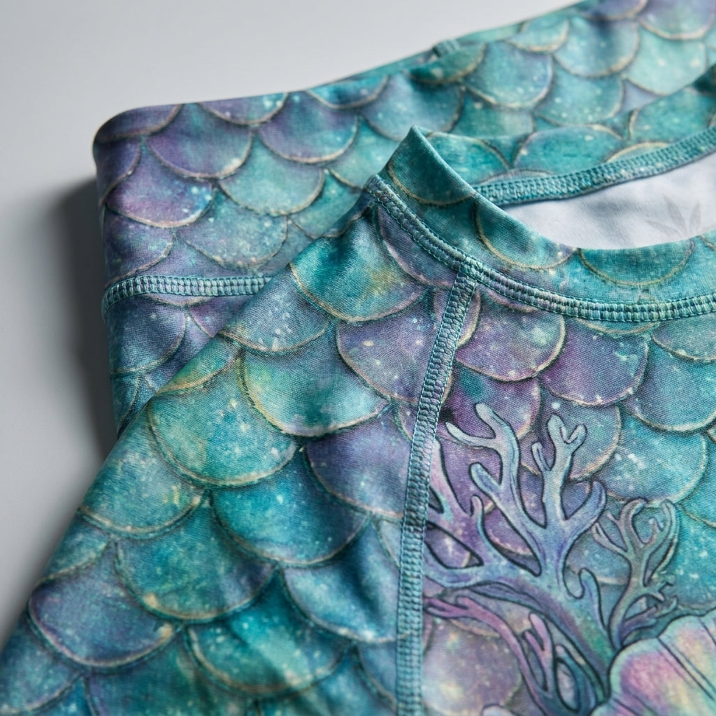 Mermaid (Women)— Rashguard + Shorts Set