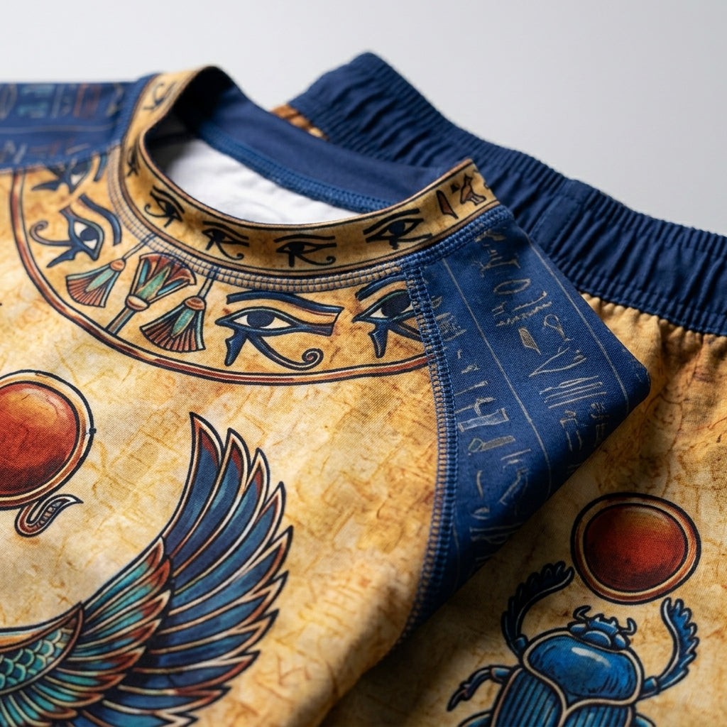 Egyptian Rashguard + Shorts Set