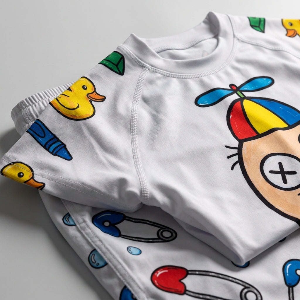 Mom's Mistake Rashguard + Shorts Set