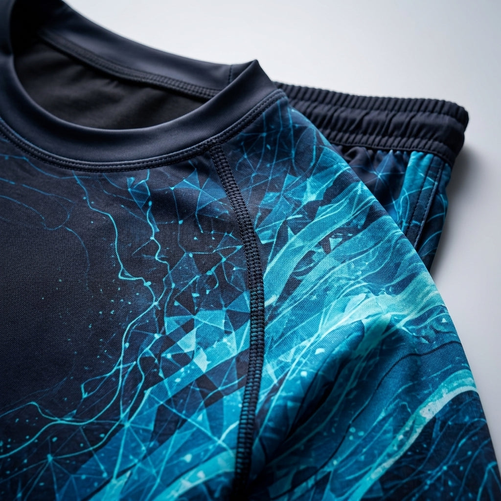 Crystal Rashguard + Shorts Set