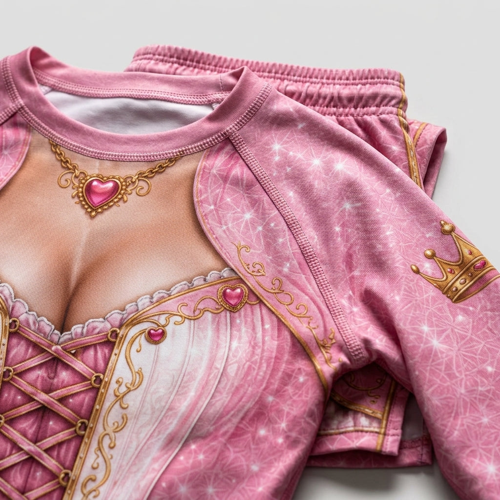 Sexy Princess— Rashguard + Shorts Set