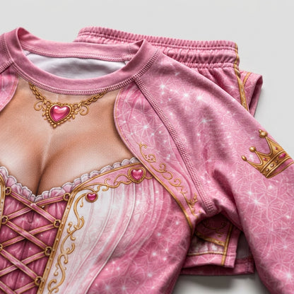 Sexy Princess— Rashguard + Shorts Set