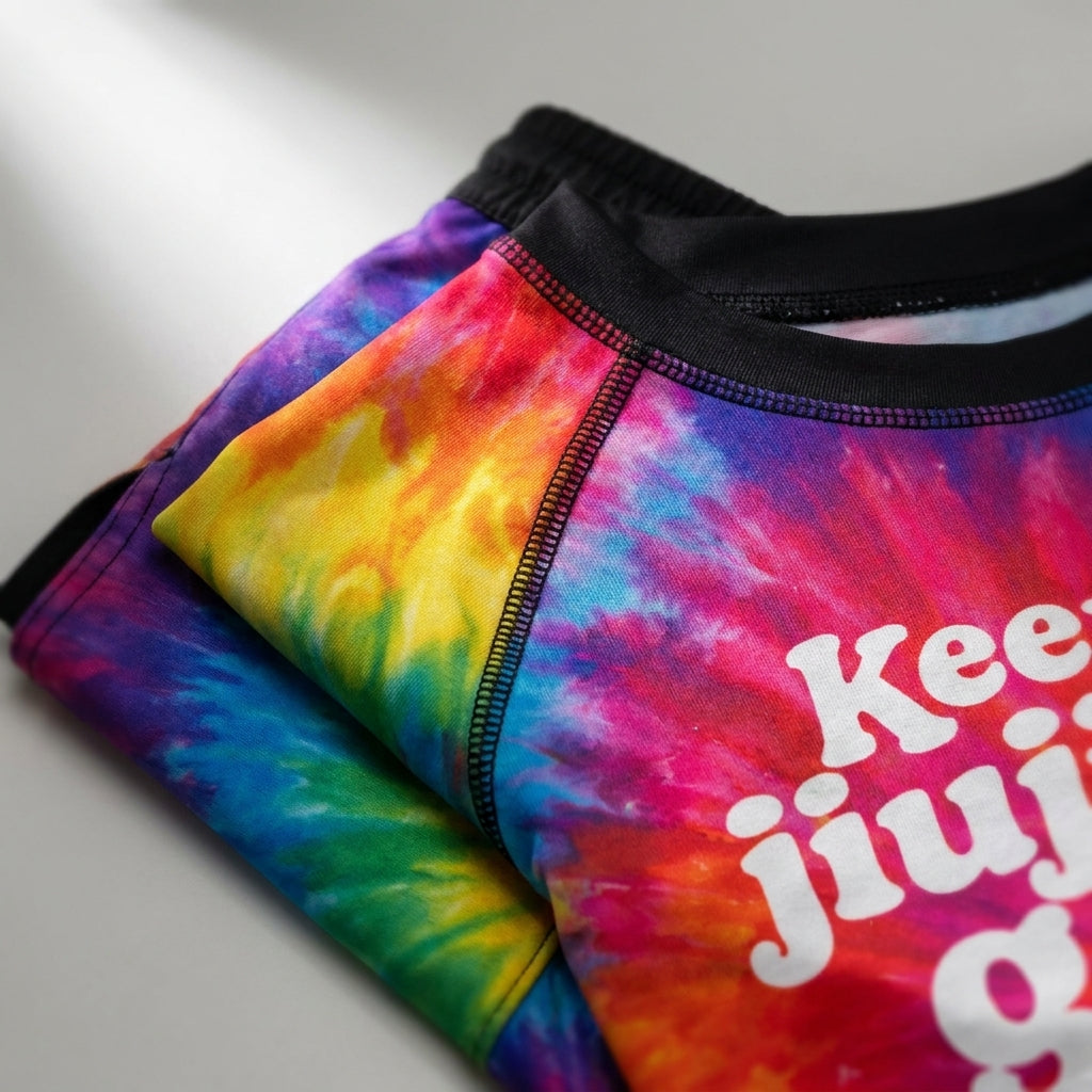 Keep jiujitsu gay — Rashguard + Shorts Set