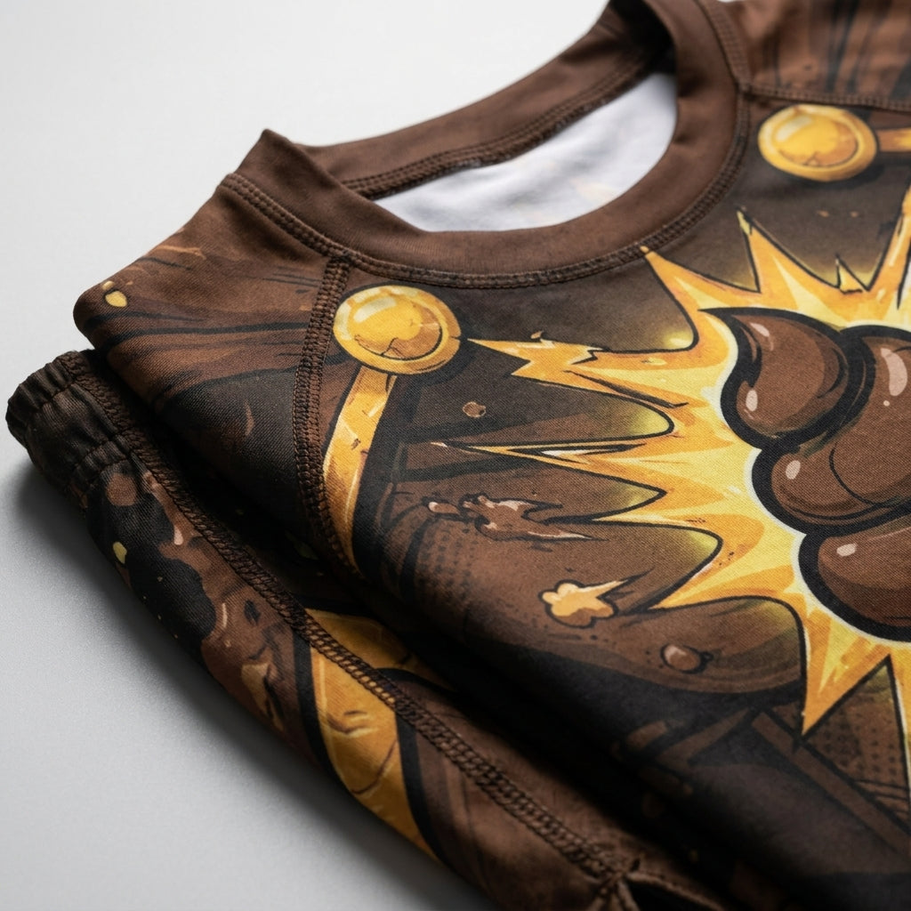 Poop Man — Rashguard + Shorts Set
